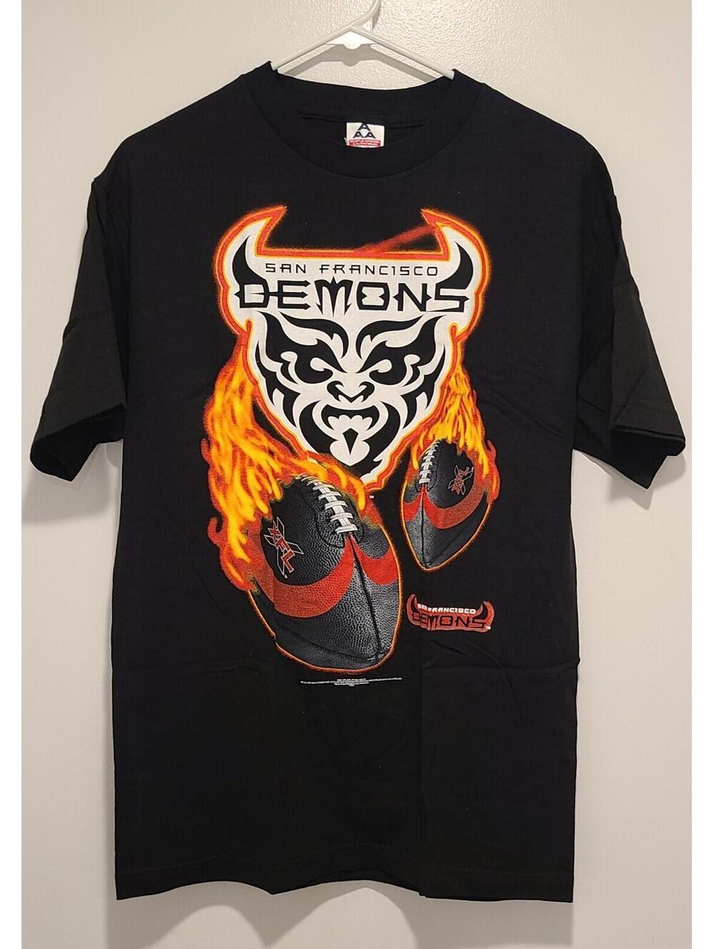Original XFL San Francisco Demons Tshirt Size Medium BRAND NEW